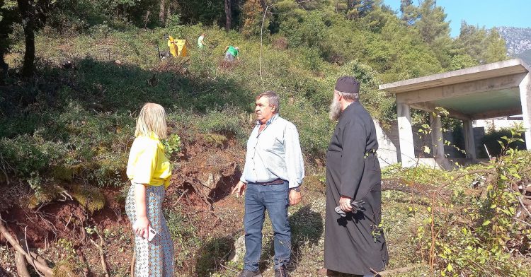 Ο Κώστας Μαράβας επιθεώρησε αντιπυρικές ζώνες