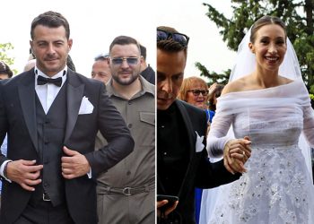 Γιώργος Αγγελόπουλος (Nτάνος): Παντρεύτηκε τη Δήμητρα Βαμβακούση – Δείτε φωτογραφίες και βίντεο