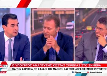 Κώστας Σκρέκας στον ΣΚΑΙ:  «Όποιος προσπαθήσει να αισχροκερδήσει, θα το πληρώσει ακριβά»