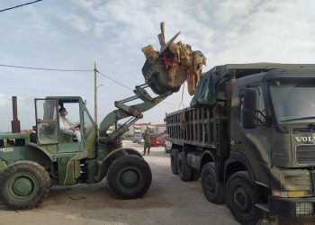 Συνεργεία του Στρατού επιχειρούν  για την αποκομιδή ογκωδών σε  Γιάννουλη, Φαρκαδόνα και Παλαμά μετά από αίτημα της Περιφέρειας Θεσσαλίας