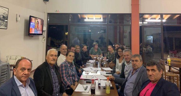 Συνάντηση Μαράβα με τους υποψηφίους Δημοτικούς και Τοπικούς Συμβούλους Πιαλείας