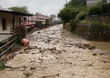 Μεγάλες ζημιές στην Καστανιά από την κακοκαιρία