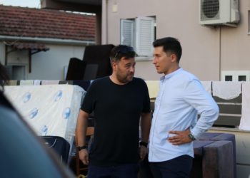 Παύλος Χρηστίδης και Γιώργος Ηλιάδης σε πληγείσες περιοχές των Τρικάλων