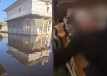 «Πού είσαι βρε αγόρι μου;»: Συγκλονιστικό βίντεο με γιο να βρίσκει την εγκλωβισμένη μάνα του στον πλημμυρισμένο Παλαμά