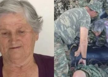 «Μου έλεγε μη φοβάσαι, πάτα πάνω μου»: Ραγίζει καρδιές η γιαγιά Παρασκευή από το Κεραμίδι για τον πεζοναύτη που τους έσωσε