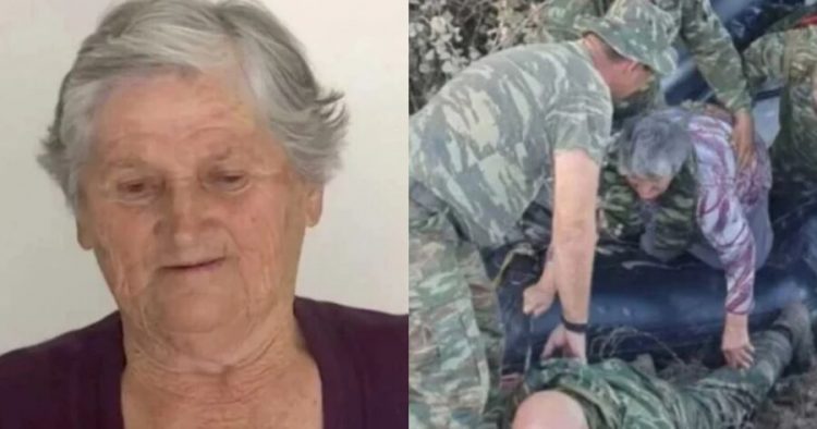 «Μου έλεγε μη φοβάσαι, πάτα πάνω μου»: Ραγίζει καρδιές η γιαγιά Παρασκευή από το Κεραμίδι για τον πεζοναύτη που τους έσωσε
