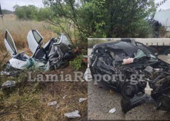 Λαμία: Νταλίκα «σάρωσε», σε σοκαριστικό τροχαίο, δύο αυτοκίνητα-Μία νεκρή και μία σοβαρά τραυματισμένη – Δείτε βίντεο