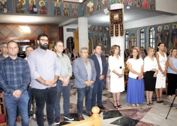 Στον  Εσπερινό του Αγίου Ευσταθίου ο Δήμαρχος Πύλης