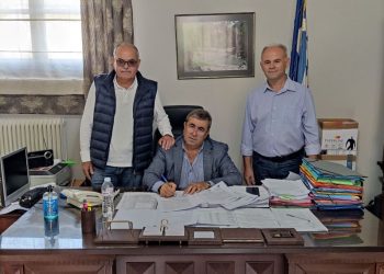 Νέα υπογραφή Σύμβασης από τον Δήμαρχο Πύλης  Κώστα Μαράβα