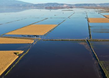 Δορυφορικές εικόνες από τις πλημμύρες στη Θεσσαλία- 40 μέρες μετά παραμένουν τα νερά στην Κάρλα