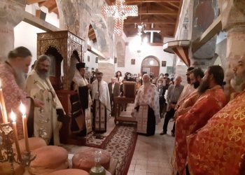 Eορτάζει το παρεκκλήσιο του Ι.Ν. Αγίου Δημητρίου Βαρουσίου