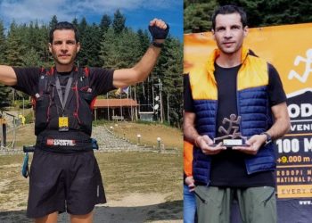 Ο Χαλκιδέος δρομέας Χρήστος Γουβαΐλης με καταγωγή από το Ανήλιο Μετσόβου, δεύτερος σε αγώνα 160 χιλιομέτρων στην Ροδόπη
