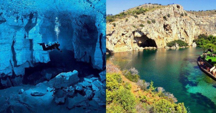 Στα άδυτα των μυστικών της Λίμνης της Βουλιαγμένης: Το μυστηριώδες σπήλαιο που “καταπίνει” δύτες, ο μύθος της νεράιδας και η παγκόσμια πρωτιά