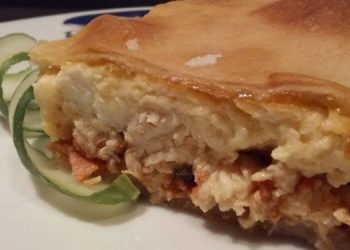 Κοτόπιτα με ζύμη γιαουρτιού
