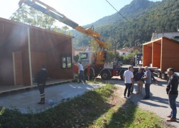 Ξύλινο οίκημα για τον Κυνηγετικό Σύλλογου Πύλης