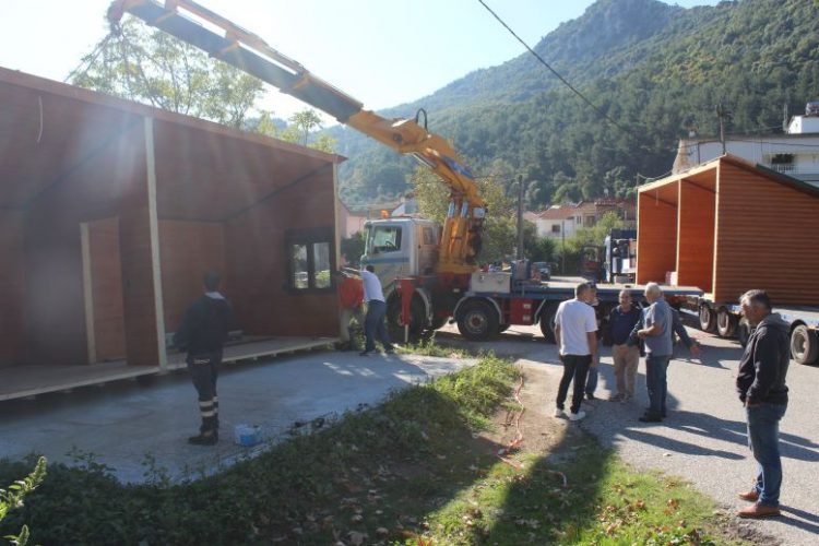 Ξύλινο οίκημα για τον Κυνηγετικό Σύλλογου Πύλης