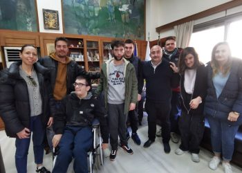 Μια ευχάριστη επίσκεψη από το  ΕΕΕΚ Τρικάλων στον Δήμαρχο Τρικκαίων