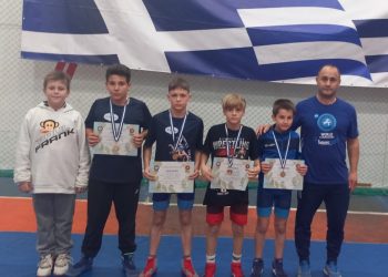 Έλαμψαν οι μικροί του Α.Σ.Τ στο πανελλήνιο πρωτάθλημα πάλης