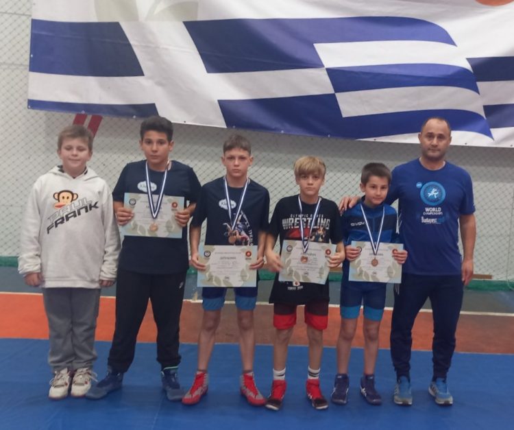 Έλαμψαν οι μικροί του Α.Σ.Τ στο πανελλήνιο πρωτάθλημα πάλης