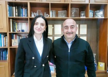 Συνάντηση Ν. Σακκά και Ελευθ. Τζανακούλη στο Δημαρχείο Τρικκαίων