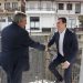 Συνάντηση του Υπουργού Ανάπτυξης Κώστα Σκρέκα με τον Δήμαρχο Κώστα Μαράβα στο Δημαρχείο Πύλης