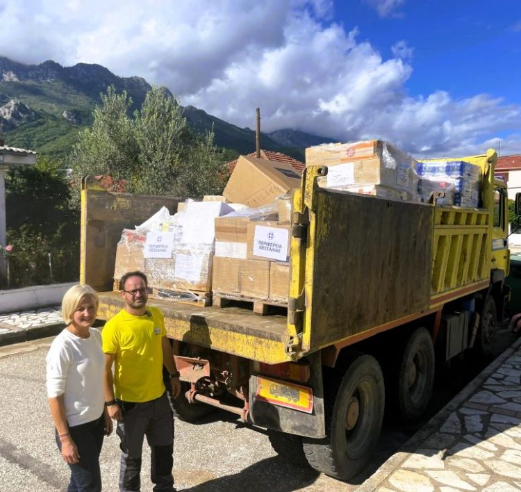 Είδη ξηράς τροφής και γενικού καθαρισμού  από την Περιφέρεια Θεσσαλίας προς το Δήμο Πύλης