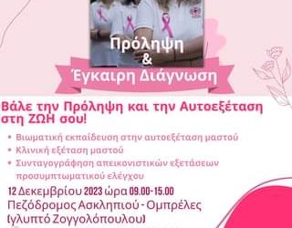 Δράση για την πρόληψη του καρκίνου του μαστού από τον ΕΕΣ