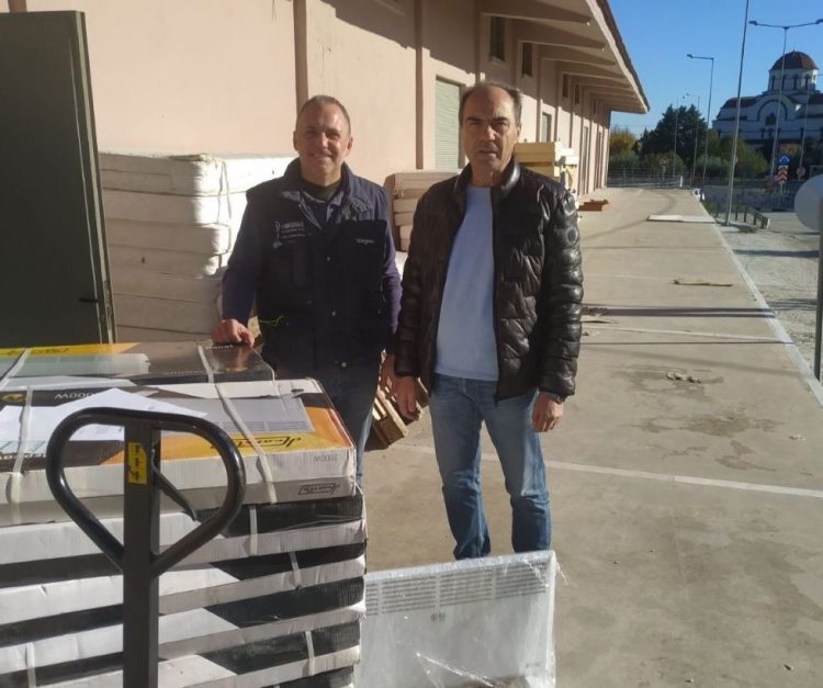 Δωρεά θερμοπομπών από τρικαλινή επιχείρηση στον Δήμο Τρικκαίων για πλημμυροπαθείς