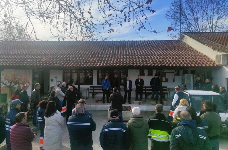 Στις υπηρεσίες καθαριότητας & πρασίνου με τους νέους αντιδημάρχους ο Δήμαρχος Τρικκαίων Νίκος Σακκάς