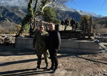 Τοποθετείται γέφυρα μπέλεϋ στον Κλεινοβό | Χρήστος Μιχαλάκης: Υλοποιείται ο σχεδιασμός μας για την ταχύτερη επίλυση των προβλημάτων