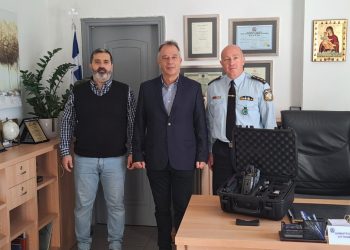 Προσφορά drone στην ΕΛ.ΑΣ. από τον Χρήστο Μιχαλάκη