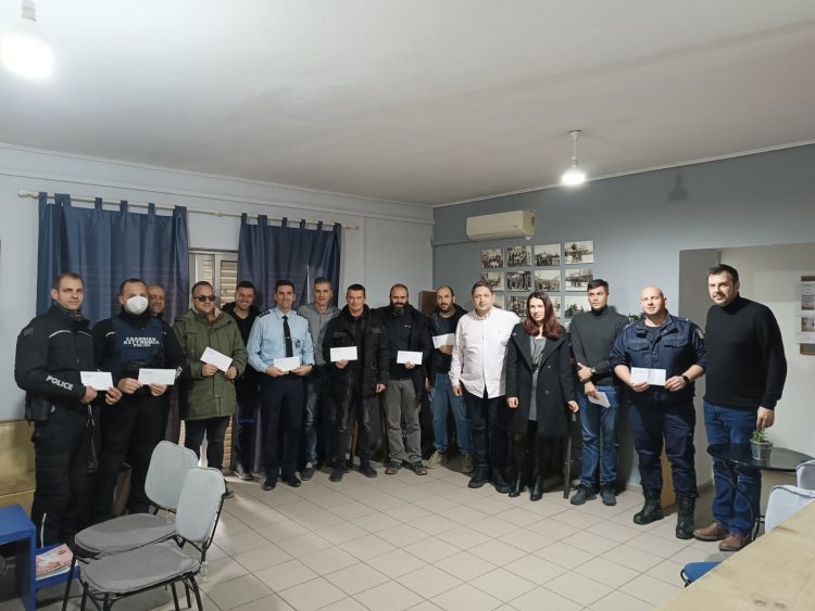 Έμπρακτη στήριξη και επιβράβευση από την τοπική Ένωση Αστυνομικών