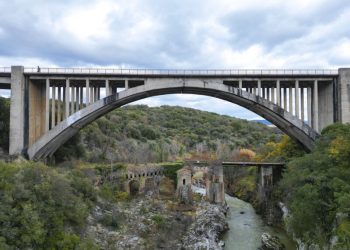 Η γέφυρα του πεντοχίλιαρου στην Καρύταινα Αρκαδίας