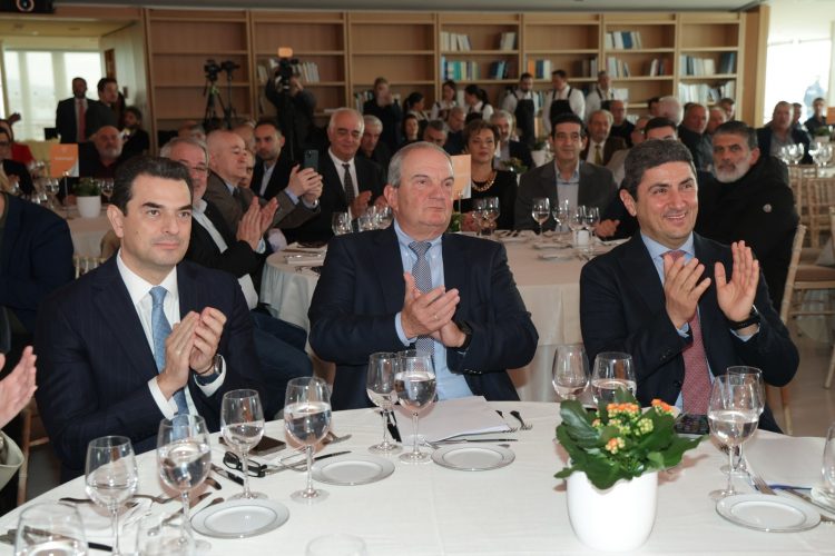 Με τον πρώην Πρωθυπουργό Κώστα Καραμανλή ο Κώστας Σκρέκας στον εταιρικό μετασχηματισμό της Συνεταιριστικής Ασφαλιστικής