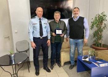 Τιμήθηκε η προσφορά στη ΕΛ.ΑΣ. του Αλέξανδρου Μπασιούρη