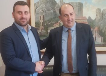 Συνάντηση εργασίας του Δημάρχου Μετεώρων με τον Διευθυντή Δευτεροβάθμιας Εκπαίδευσης Τρικάλων