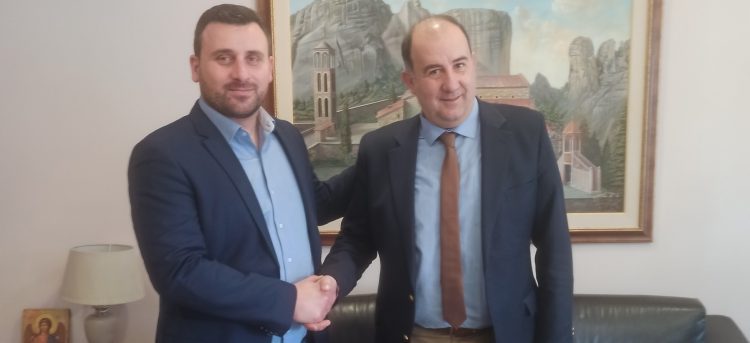 Συνάντηση εργασίας του Δημάρχου Μετεώρων με τον Διευθυντή Δευτεροβάθμιας Εκπαίδευσης Τρικάλων