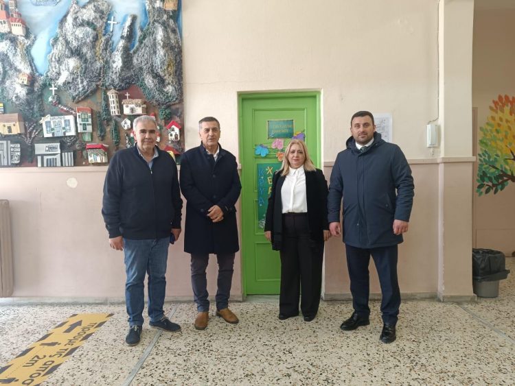 Κουρέτας, Ντιντή και Αβραμόπουλος στο 3ο Δημοτικό Σχολείο και στο Ειδικό Σχολείο Καλαμπάκας