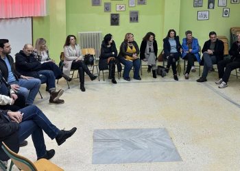 Με το Δήμαρχο Φαρκαδόνας συναντήθηκαν οι Διευθυντές και Προϊστάμενοι σχολικών μονάδων