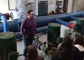Το Γυμνάσιο Μεγάλων Καλυβίων στο αντλιοστάσιο της ΔΕΥΑΤ στα Τρίκαλα