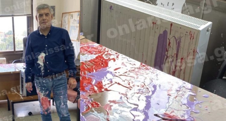 Επίθεση με μπογιές από τέσσερα άτομα δέχτηκε ο Κώστας Αγοραστός