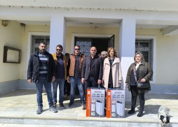 Δωρεά 87 αφυγραντήρων σε πλημμυροπαθείς της επαρχίας Φαρσάλων