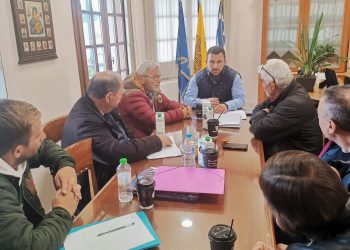 Με τους Προέδρους της Δημοτικής Ενότητας Κλεινοβού συναντήθηκε ο Δήμαρχος Μετεώρων