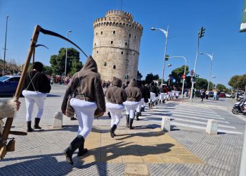 Ξεσήκωσαν τη Θεσσαλονίκη οι Καρκάντζαλοι του Γοργογυρίου (VIDEO)| Έδωσαν βροντερό παρόν στο 6° Ευρωπαϊκό Φεστιβάλ Κωδωνοφορίας