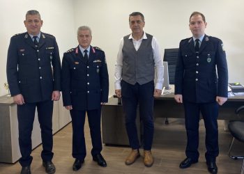 Στον Περιφερειάρχη ο νέος Αστυνομικός Διευθυντής Θεσσαλίας
