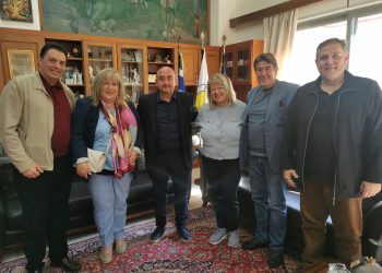 Συνάντηση του Δημάρχου Τρικκαίων με τις Μαίρη και Αναστασία Βίρβου