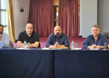 Συνάντηση εργασίας του Χρήστου Τριαντόπουλου με τους Προέδρους και στελέχη των ΔΕΕΠ ΝΔ Θεσσαλίας