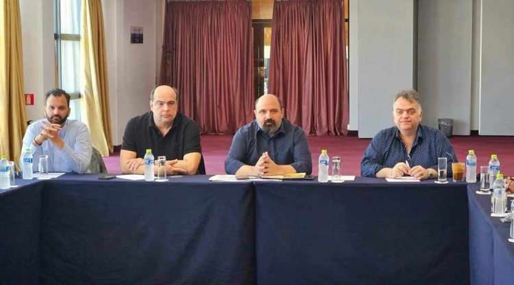 Συνάντηση εργασίας του Χρήστου Τριαντόπουλου με τους Προέδρους και στελέχη των ΔΕΕΠ ΝΔ Θεσσαλίας
