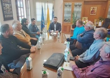 Με τους Προέδρους των Δημοτικών Ενοτήτων Βασιλικής και Τυμφαίων συναντήθηκε ο Δήμαρχος Μετεώρων