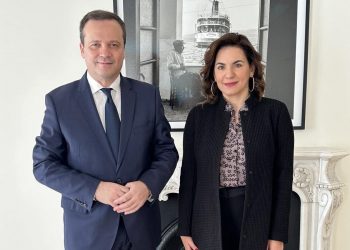 Συνάντηση Συνεργασίας με την Υπουργό Τουρισμό ο Βουλευτής Τρικάλων Θανάσης Λιούτας